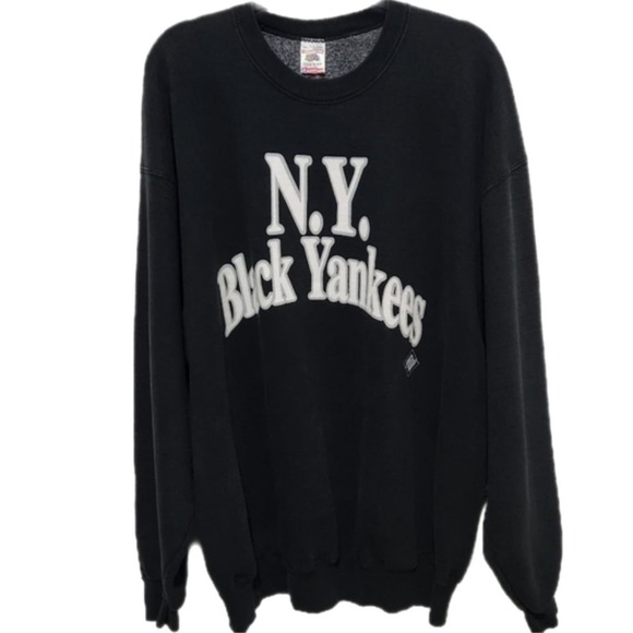 Fruit of the Loom Other - NY Black Yankees Negro League 90% Cotton Sweatshirt Made IN USA VTG Men's XXL